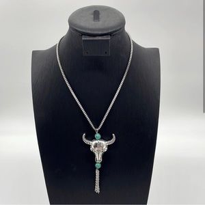 NEW Bull skull necklace